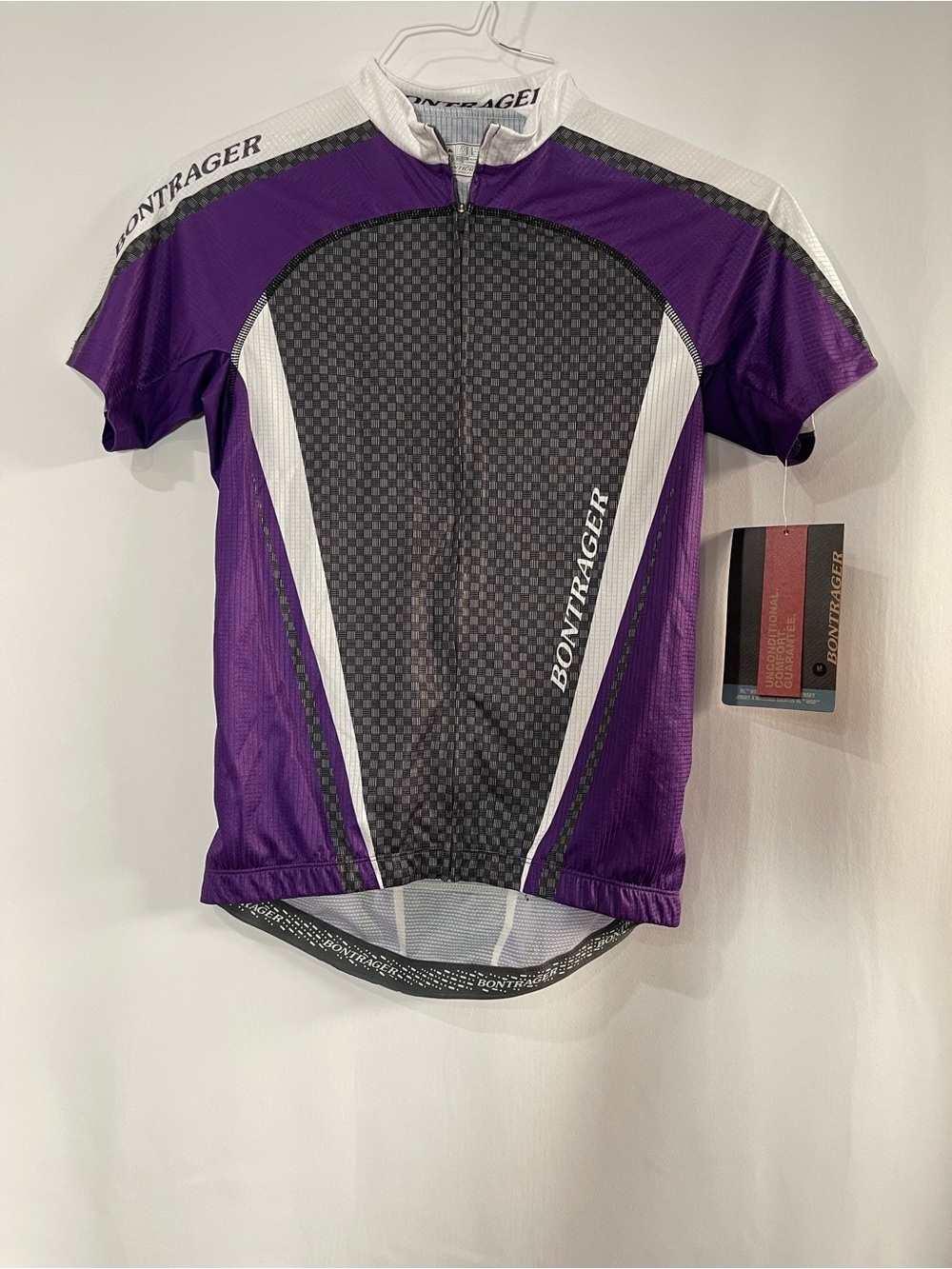 Bontrager RL WSD short sleeve jersey purple white cycling jersey racing jersey